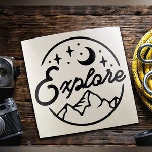 Explore Vinyl Decal